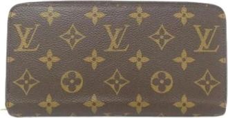Louis Vuitton Pre-owned Wallets, female, Brown, Size: ONE SIZE Pre-owned Vintage Canvas Wallet