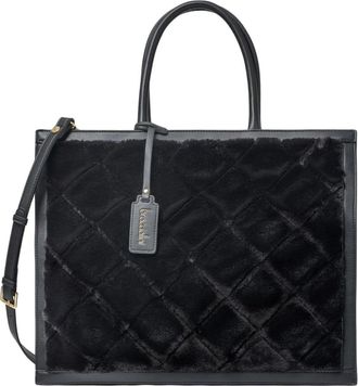Braccialini Eridan Schoudertas - Dames - Shoppers - Zwart - ONE Size - Leer - Tassen