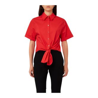 Liu Jo Shirts, female, Red, Size: S Blouse