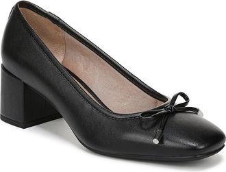 Life Stride Cora Block Heel Pump in Black Wc at Nordstrom, Size 6.5
