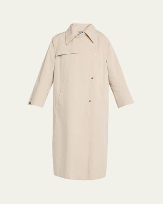 Giorgio Armani Techno Long Trench Coat