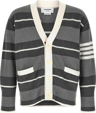 Thom Browne Striped Cardigan
