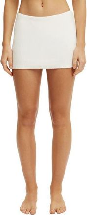 Cotton On Womens Dreamy Soft Pointelle Skort in Coconut Milk at Nordstrom, Size Large