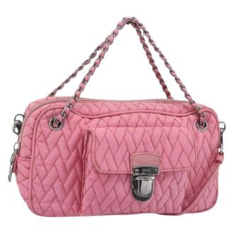 Prada Pre-owned Cross Body Bag - Dames - Pre-owned - Roze - Maat: ONE Size Nylon