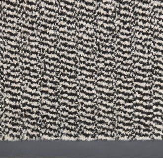 Berkfield Home Doormat Tufted 90x150 cm Light Brown in Light Grey