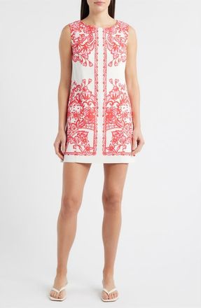 Lilly Pulitzer Sadie Sleeveless Shift Romper in Coconut Spicy Socialite at Nordstrom, Size 10