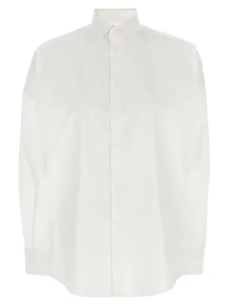 Maison Margiela White Cotton Womens Blouse