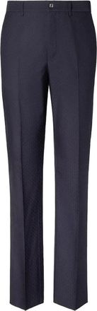 Fendi Suit Broeken - Heren - Nette broeken - Blauw - XL - Katoen - Broeken