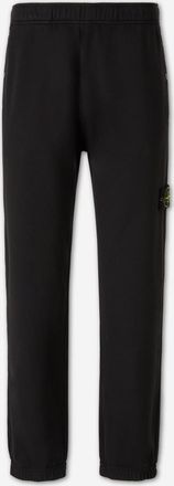 Stone Island Cotton Joggers With Logo
