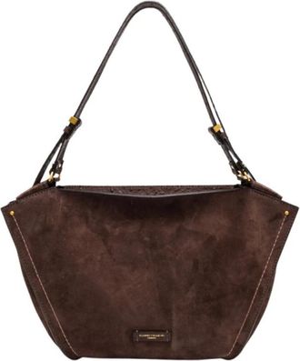 Gianni Chiarini Bloom Schoudertas - Dames - Schoudertassen - Bruin - ONE Size - Su&egrave;de - Tassen