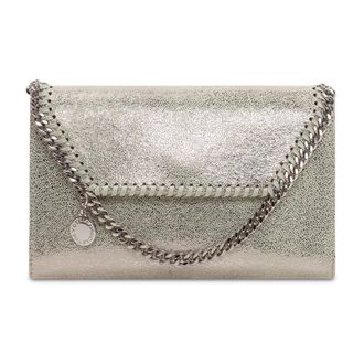 Stella McCartney Stella McCartney, Cross Body Bags, female, Green, Size: ONE SIZE Falabella Wallet