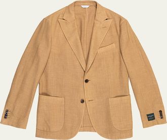 Boglioli Mens Wool, Silk, and Linen K-Jacket