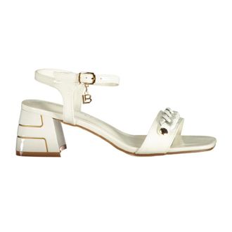Laura Biagiotti Adjustable Ankle Strap Sandal - female - Laura Biagiotti - High Heel Sandals - White - 6 UK - Shoes