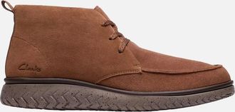 Clarks Mens Clarks Originals RelaxLite Moc Suede Desert Boots Cola - Brown - Size: 11