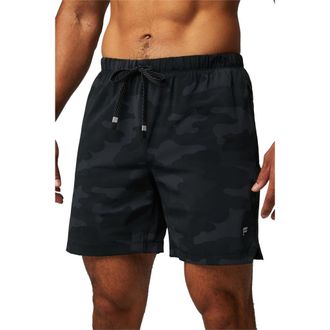 Fabletics The One Short 7 in Black Tactical Camo at Nordstrom, Size X-Small