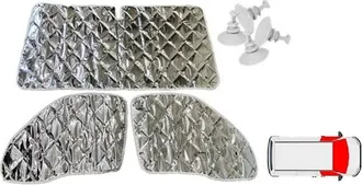 OEM Alfombrillas T&eacute;rmicas Para Cubiertas De Ventanas Vw Caddy De 2004 A 2020