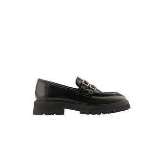 Maison Toufet Schoenen, Dames, Zwart, 41 EU, Leer, Mocassin Lila