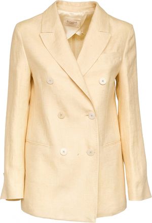 Montedoro Red Terrie Double Breasted Back Vent Blazer