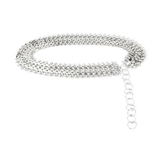 Paco Rabanne Accessoires, Dames, Grijs, ONE Size, Jewel Belt