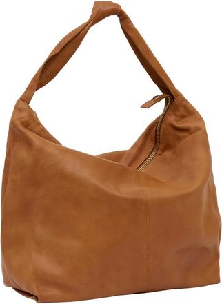 BTF-CPH Soft Leather Crossbody Bag - Dames - Schoudertassen - Bruin - ONE Size - Leer - Tassen