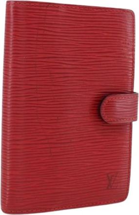 Louis Vuitton Pre-owned Accessories, female, Red, Size: ONE SIZE Pre-owned Leather Home-Office