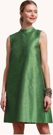 Frances Valentine Diplomat Mini Dress In Green