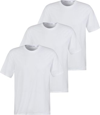 Copenhagen T-Shirt COPENHAGEN STUDIOS, Herren, Gr. L, weiss (wei&szlig;), Jersey, Obermaterial: 100% Baumwolle, unifarben, Basic, bequem normal, Rundhals, abgesteppte 