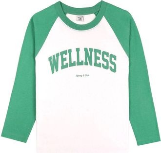 Sporty & Rich Wellness Ivy cotton T-shirt - unisex - Cotton - M - White