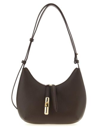 Furla Brown Goccia Small Shoulder Bag