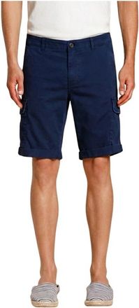 Mason's Chile Cargo Bermuda - Heren - Korte Broeken - Blauw - XS - Katoen - Korte Broeken