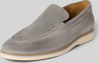 Floris Van Bommel Floris Van Bommel Loafers aus Leder Modell De Oister in Hellgrau, Gr&ouml;&szlig;e 41