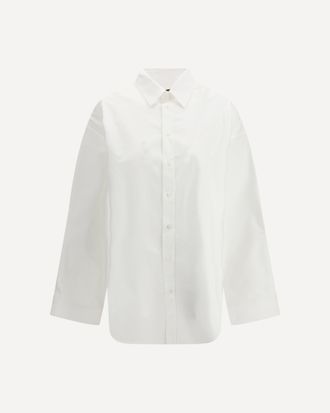 Balenciaga Lace-up cotton Shirt Female 36