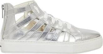 Pinko Gelamineerde Sneaker - Dames - Sneakers - Grijs - 40 EU - Schoenen