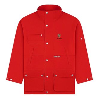 Aim&eacute; Leon Dore x Porsche GORE-TEX Cabrio Jacket Tango Red FW25WJ070-TANG