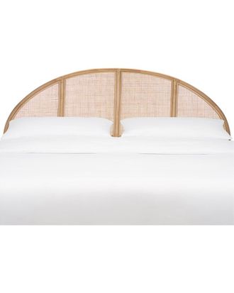 Safavieh Kurumi Rounded Rattan Headboard