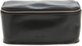 Rick Owens Medium Calfskin Leather Toiletries Bag in Black at Nordstrom