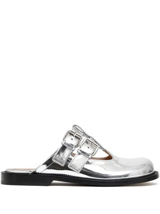Loewe Campo mules - Silver