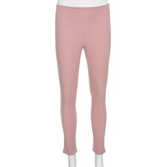 Joseph Light Pink Stretch Gabardine New Tony Cropped Trousers