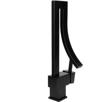 OEM Grifo Mezclador De Agua Fr&iacute;a Y Caliente, Grifo Cascada Contempor&aacute;neo G1/2, Para Ba&ntilde;o, Fregadero De Cocina, Negro