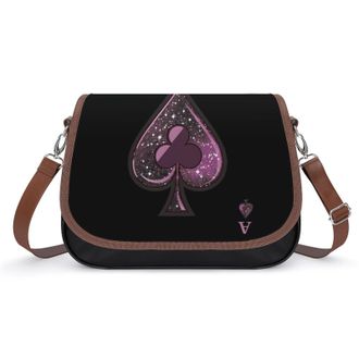 Generic Aceses Playing Poker Card Crossbody Bags for Women Shoulder Messenger Bag Purse Handbags