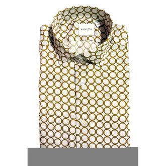 Bagutta White Viscose Men Mens Shirt