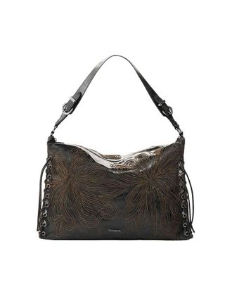 Desigual borsa grande da spalla marrone