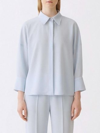 Fabiana Filippi Camicia oversize Fabiana Filippi in fresco di lana con filo diamante