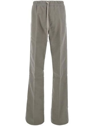 Rick Owens Relaxed Fit Drawstring Pants With Flared Leg