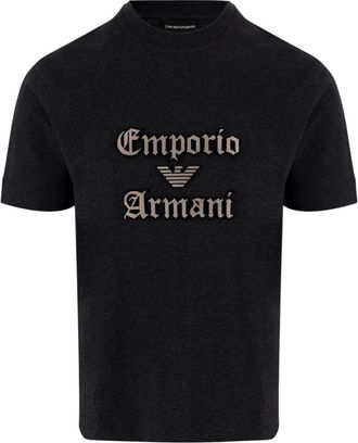 Emporio Armani Black Crew Neck T-Shirt