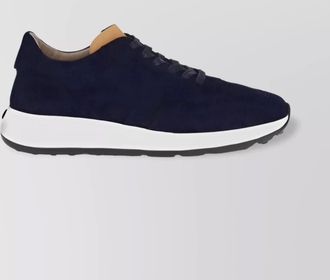 Tod's urban craftsmanship lace-up suede sneakers