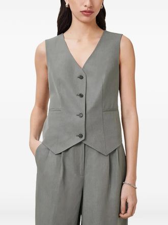 AllSaints Top smanicato Averie - Grigio