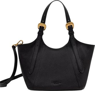 Twinset Crossbody Tas - Dames - Handtassen - Zwart - ONE Size - Leer - Tassen