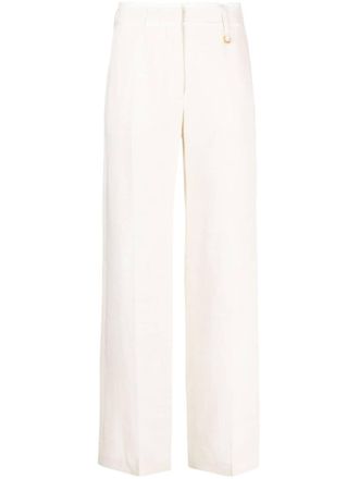 Jacquemus Broek van linnenmix - Beige