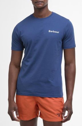 Barbour Camber Graphic T-Shirt in Oceana at Nordstrom, Size Xxx-Large